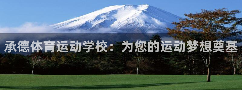 凯发官网下载平台注册要钱吗：承德体育运动学校：为您的运动梦想